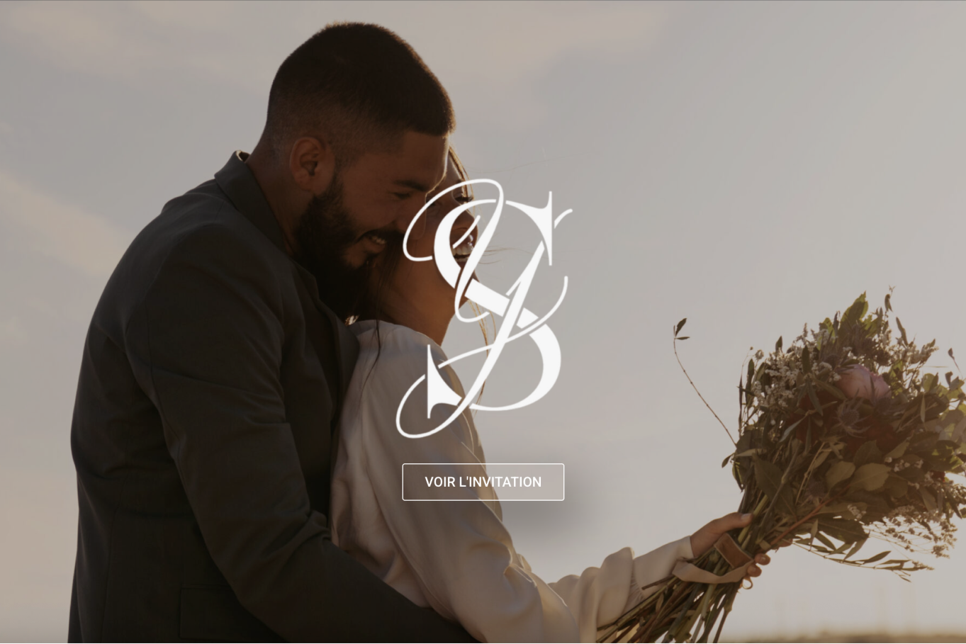 Modèle d’invitation digitale mariage