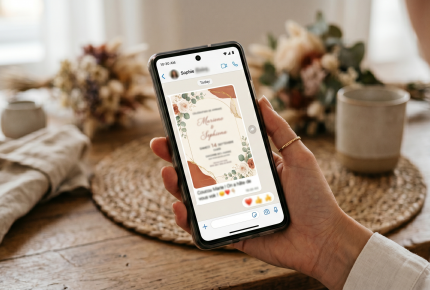 invitation digitale whatsapp