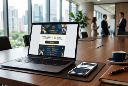 invitation digitale événement professionnel